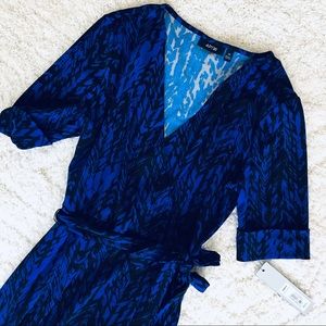 NWT Blue Patterned Dress